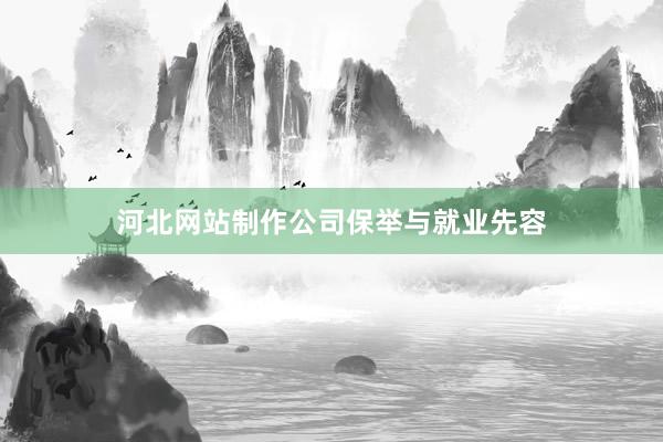 河北网站制作公司保举与就业先容